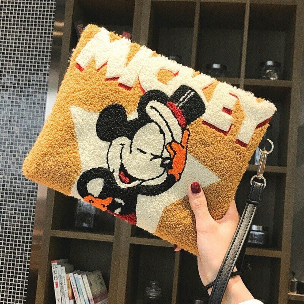 Mickey Mouse Hollywood Star Clutch Shoulder Bag Removable straps